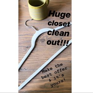 !CLOSET CLEAN OUT!
